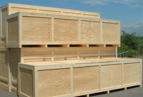 plywood packing cases