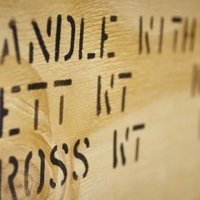 Wood packaging with advanced protective packaging for sensitive medical and engineering equipment