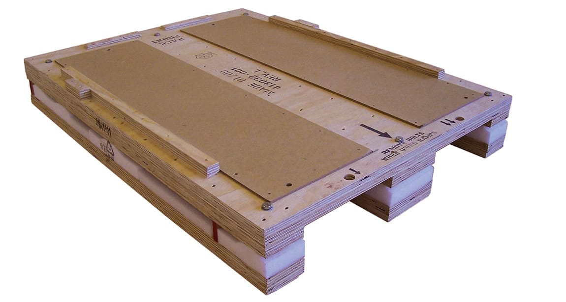 Shock absorbing pallet