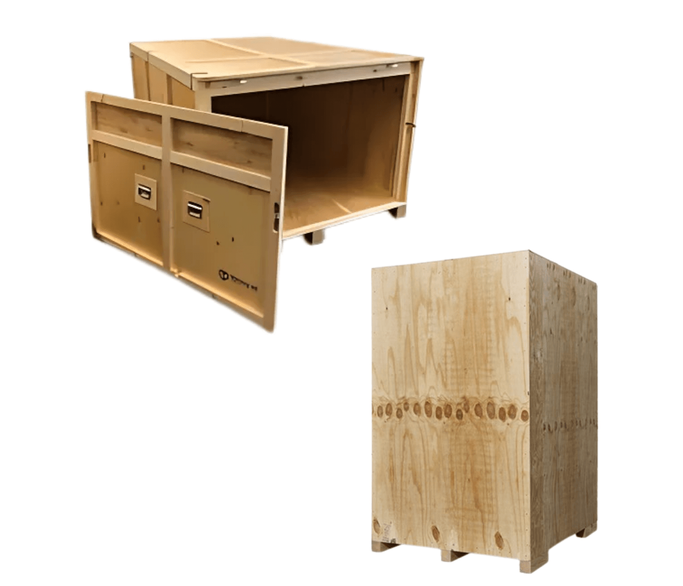 Large custom wooden cases