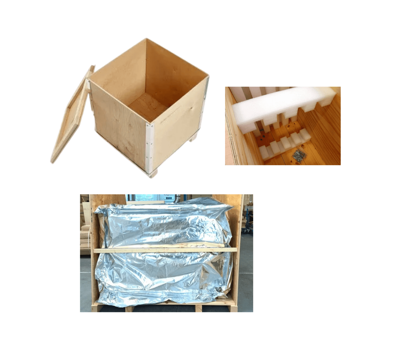 Wooden containers with custom inserts