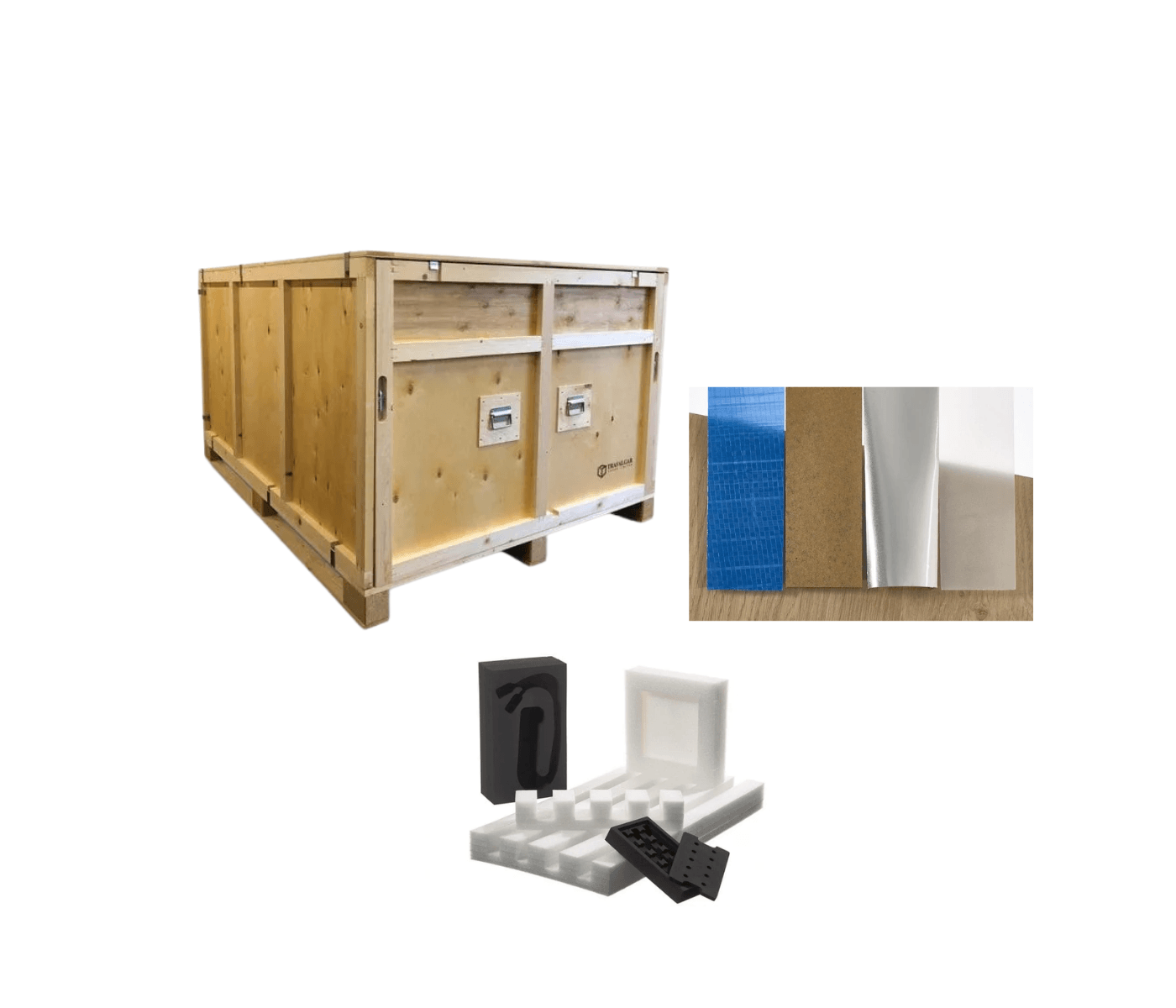 Wooden containers with custom inserts