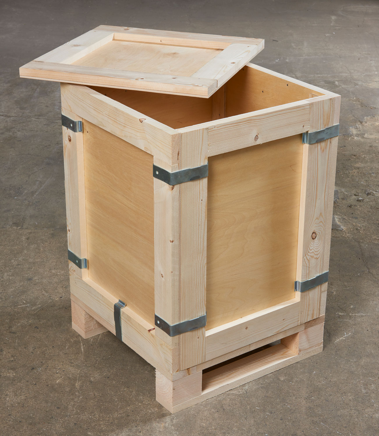 Secure wooden box