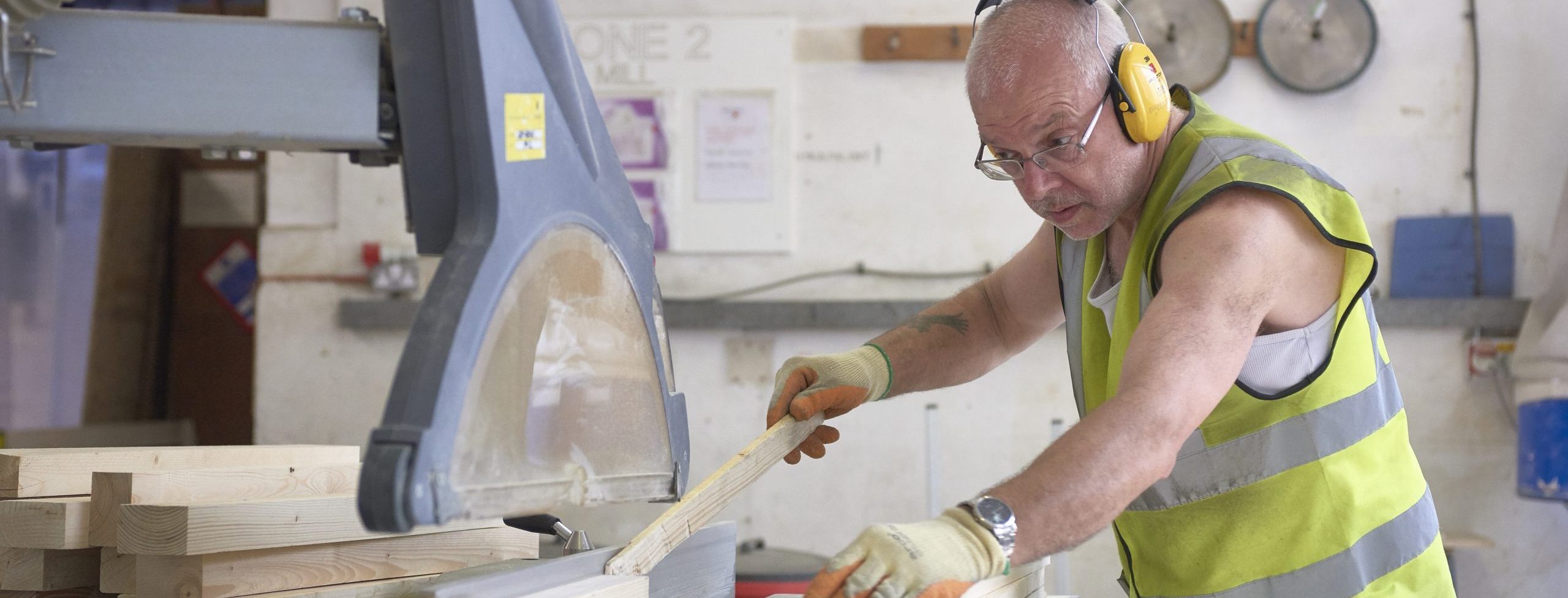 Staff building custom wooden cases