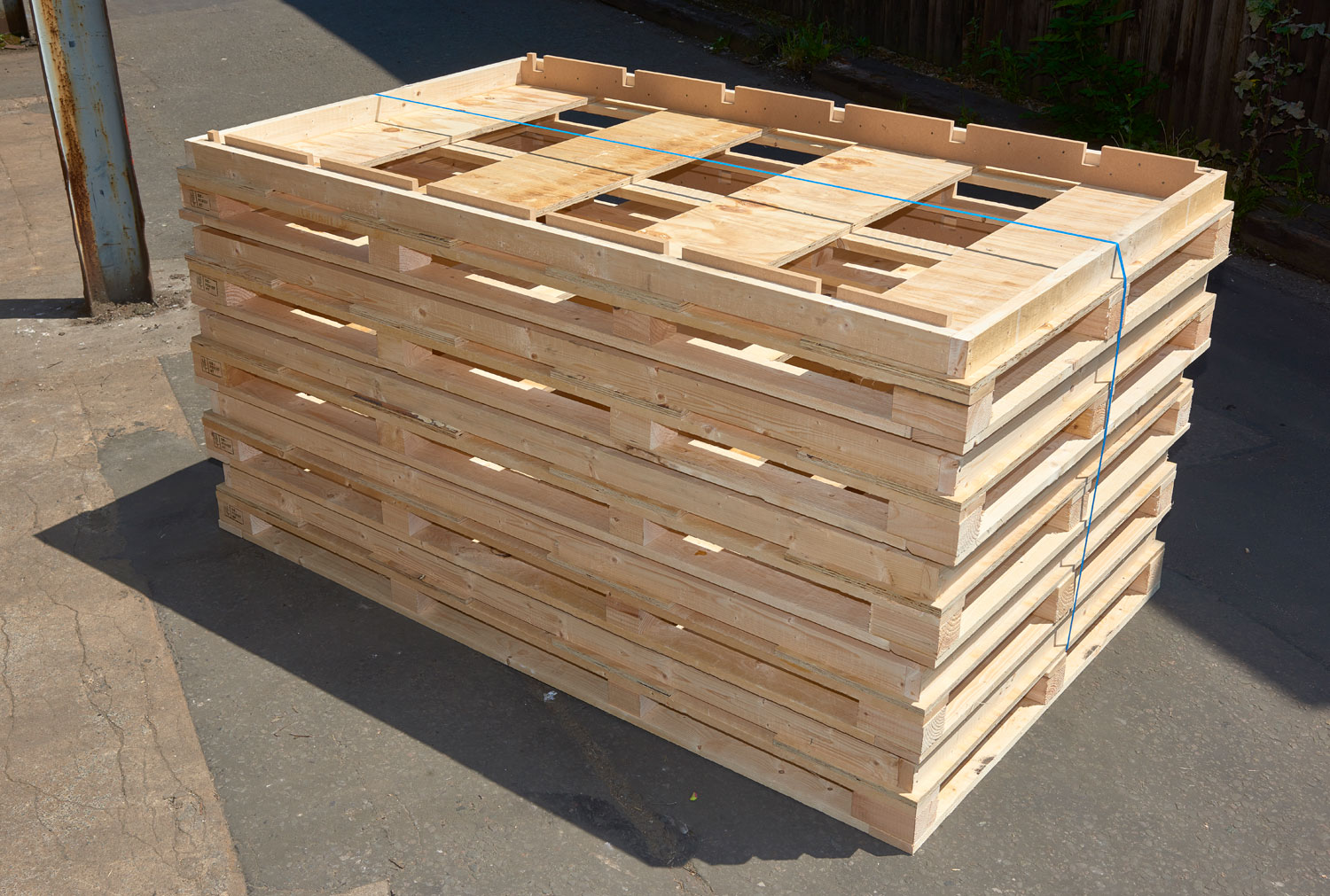 Custom built pallets