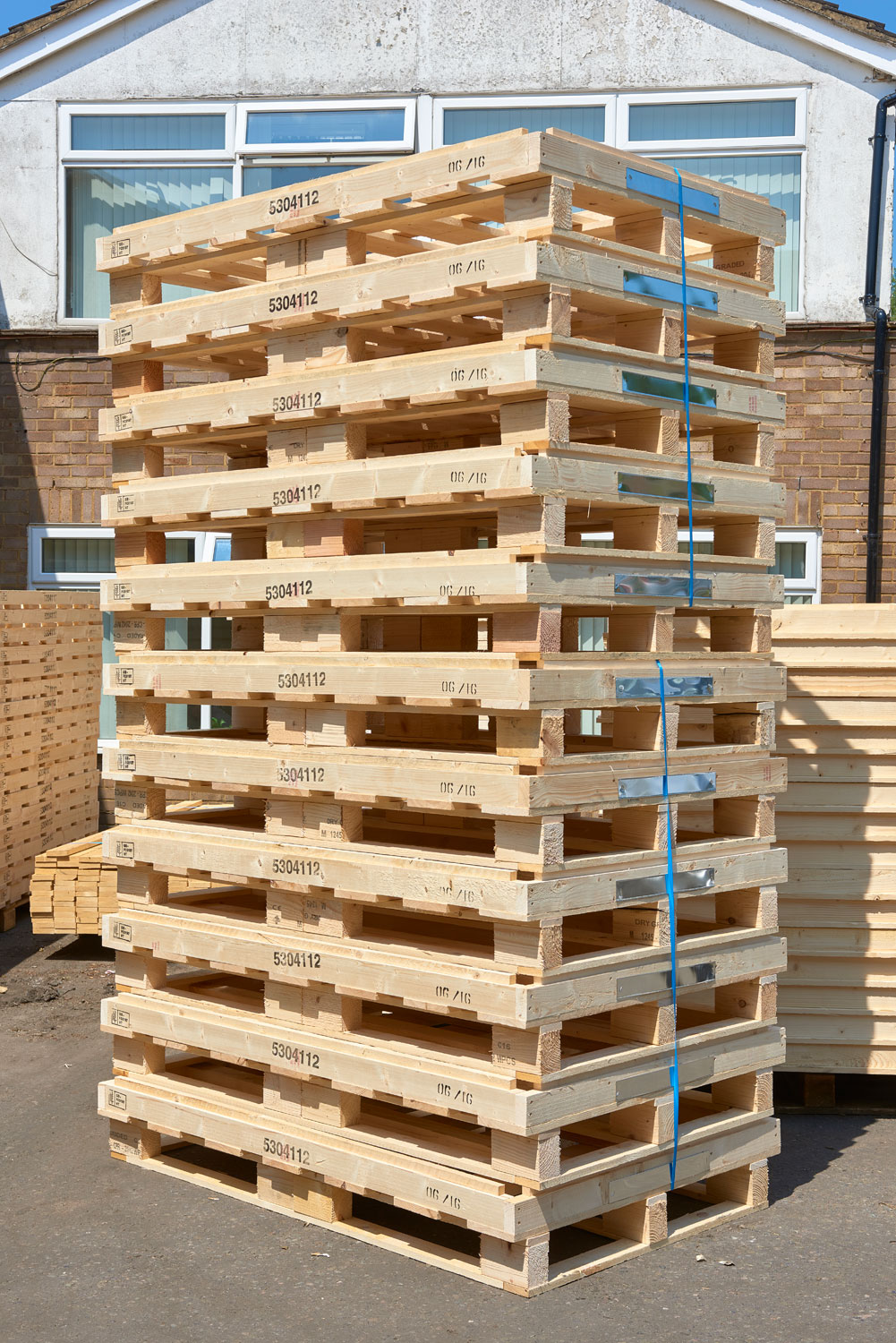 Stack of pallets