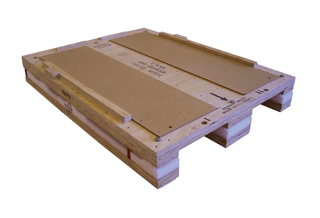 Shock absorbing pallet