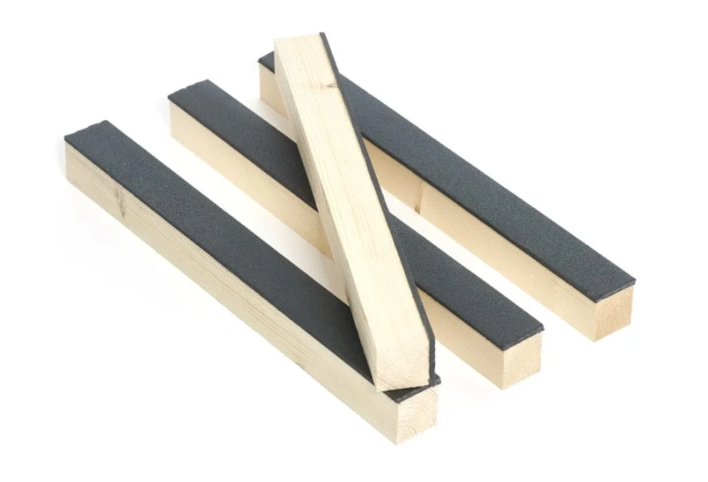 Felt-lined Timber Battens